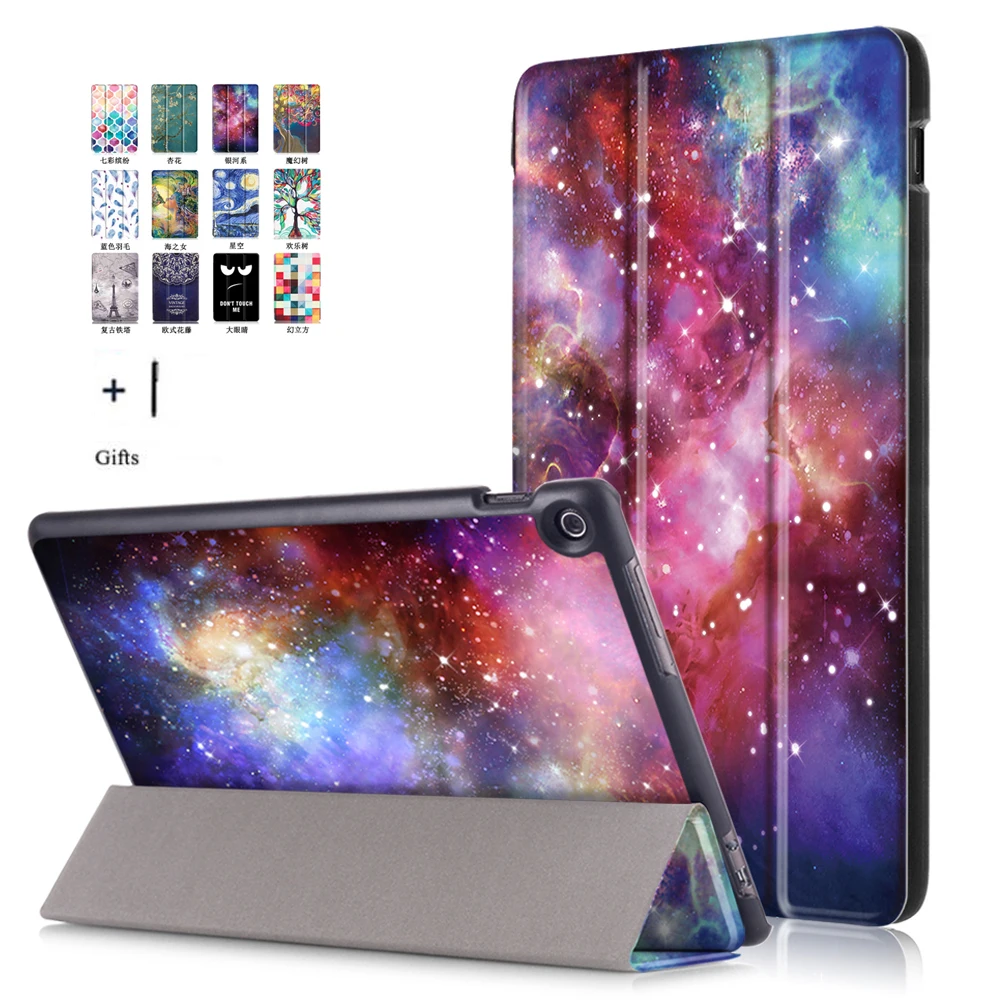 Чехол для Asus Zenpad 10 Z301MFL 1 ''Z300CG Tablet Funda Smart Print Flip кожаный чехол + стилус|tablet case|tablet