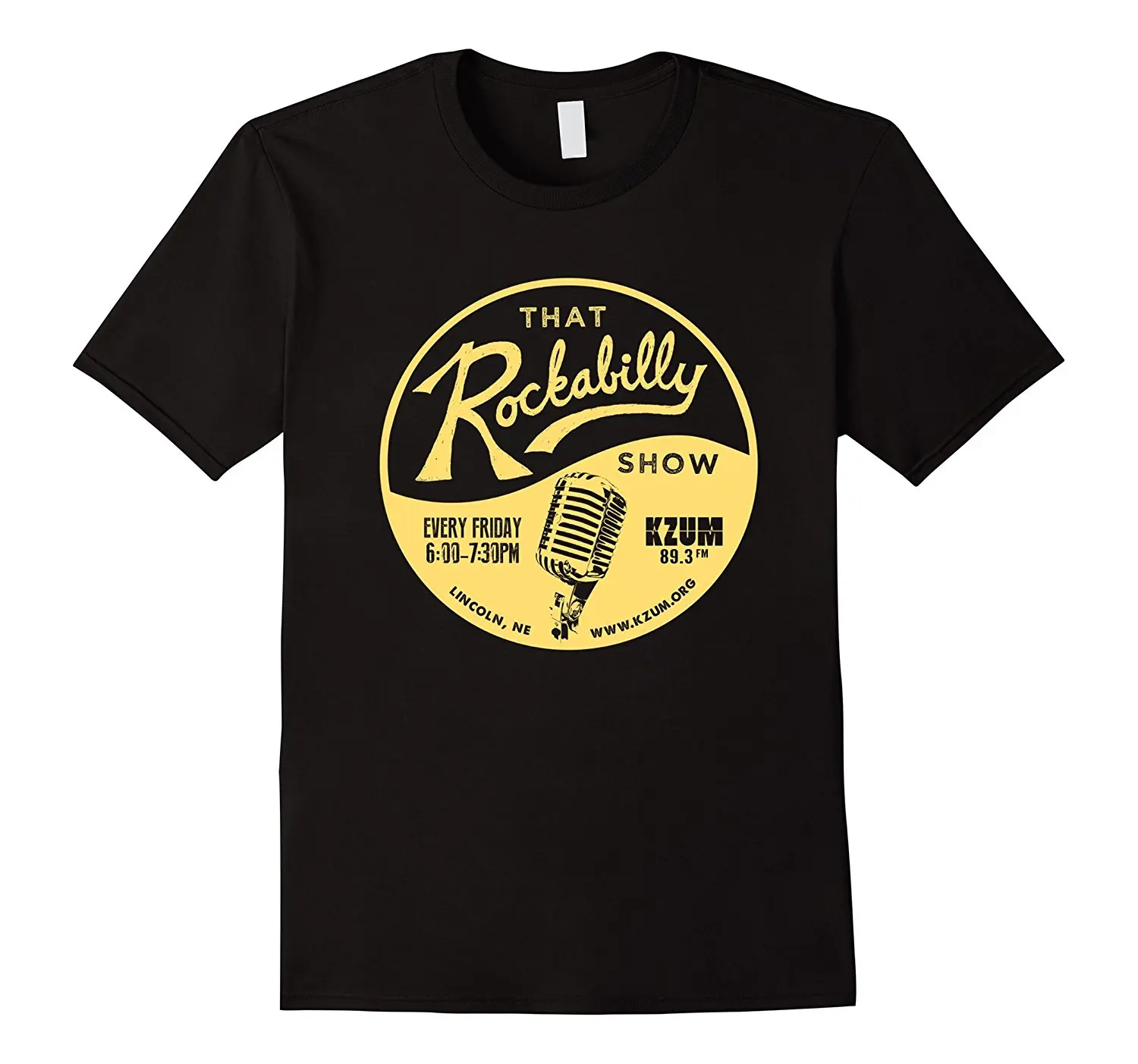 Крутая футболка с круглым вырезом и изображением рокабилли|Мужские футболки| |