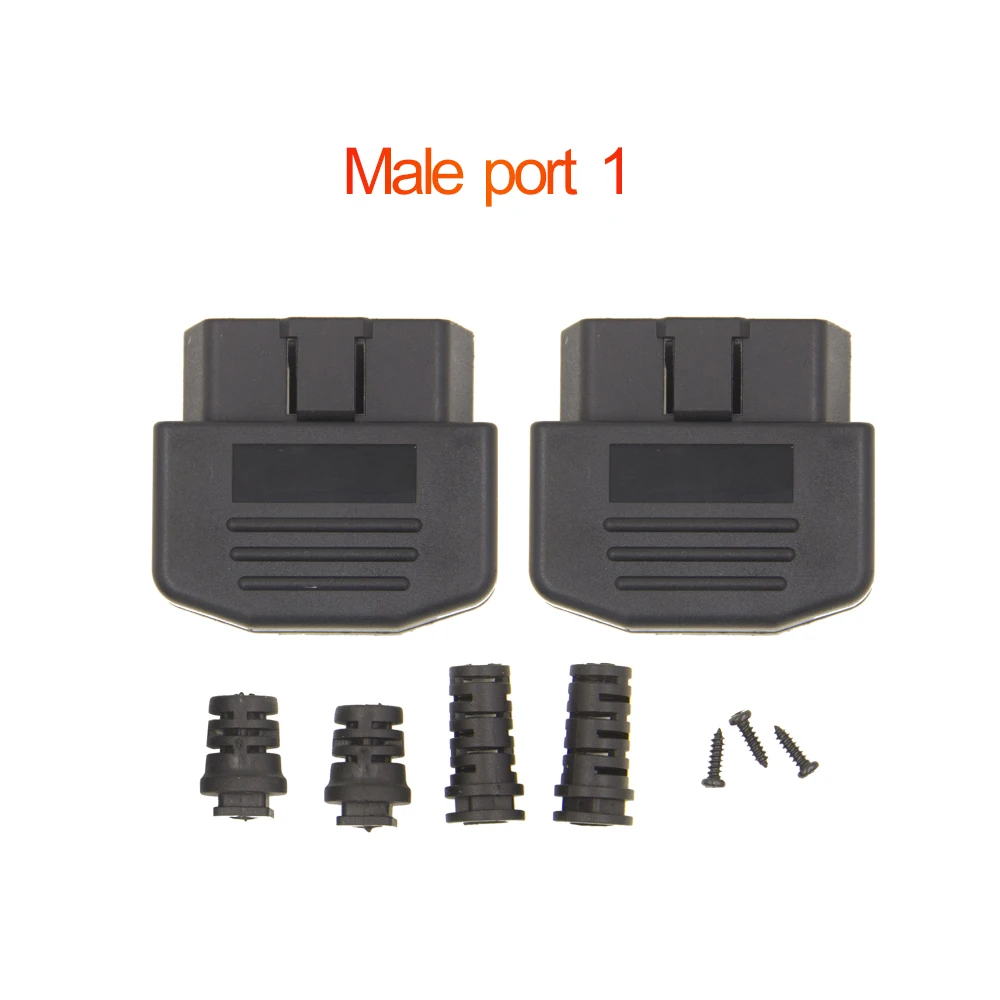 16pin Женский Мужской obd2 разъем адаптера автомобильный диагностический разъем для подключения к электросети для VAG COM elm327 разъем диагностический инструмент