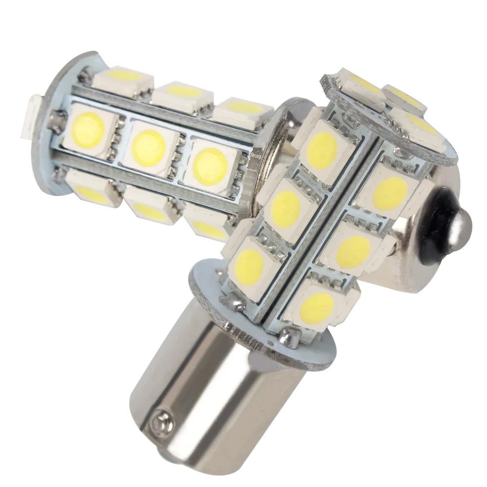 LEEPEE 2шт BA15S светодиодный противотуманный фонарь тормозной светильник 18 SMD 1156 5050