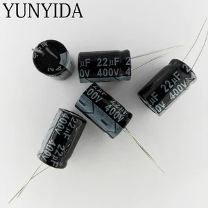 22 мкФ 400V Алюминиевый электролитический конденсатор 10 шт 13*20 мм