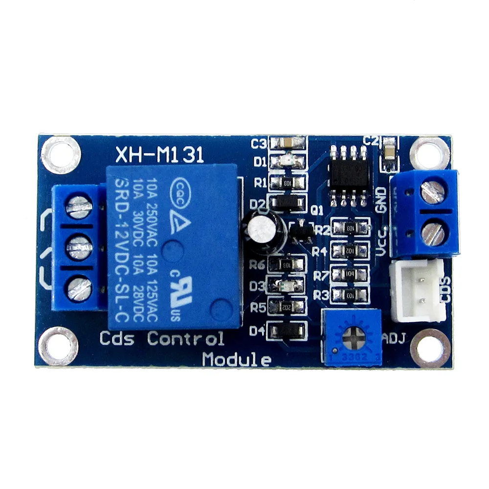 XH-M131 DC 5V / 12V Light Control Switch Photoresistor Relay Module Detection Sensor 10A brightness Automatic | Электронные