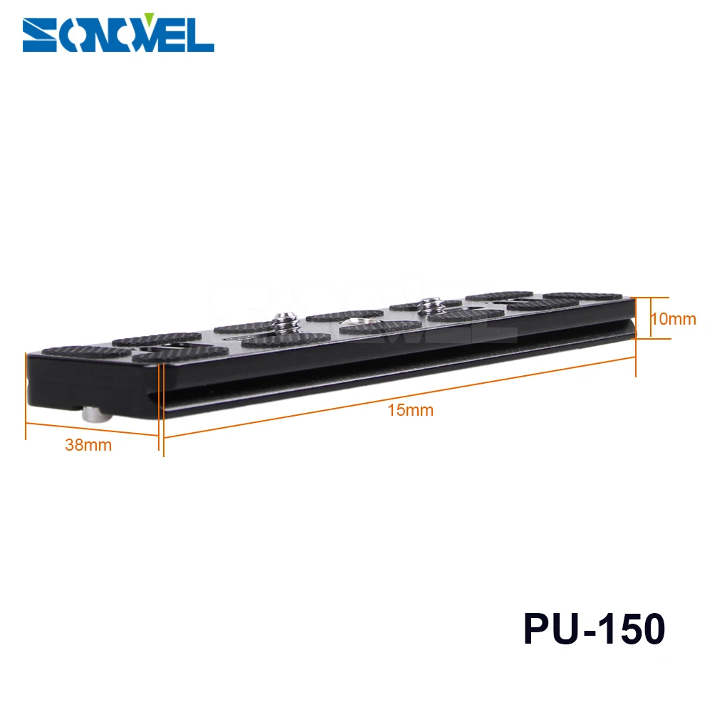 PU100/PU120/PU150/PU200 быстросъемная пластина с винтовым креплением 1/" для Arca Swiss Benro, монопод, штатив, шаровая Головка и зеркальная камера