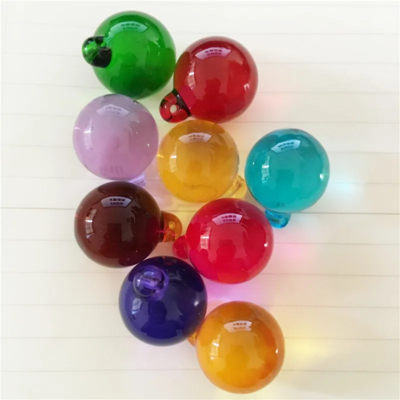 

Hot Sale 100pcs/Lot 20mm Rare Transparent Crystal Sphere Smooth Good Luck Feng Shui Balls Hanging Balls Home Decoration