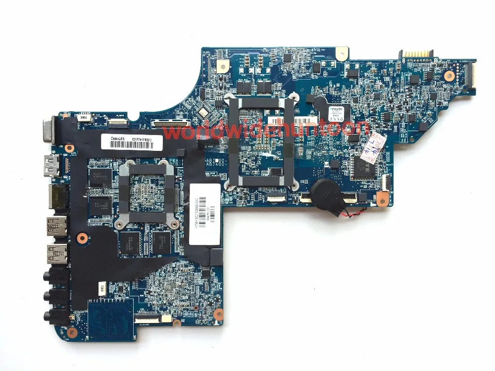 Улучшенная материнская плата для ноутбука HP DV7 6000 с разъемом FS1 DDR3 PN 645386 001 HD6750 1 ГБ