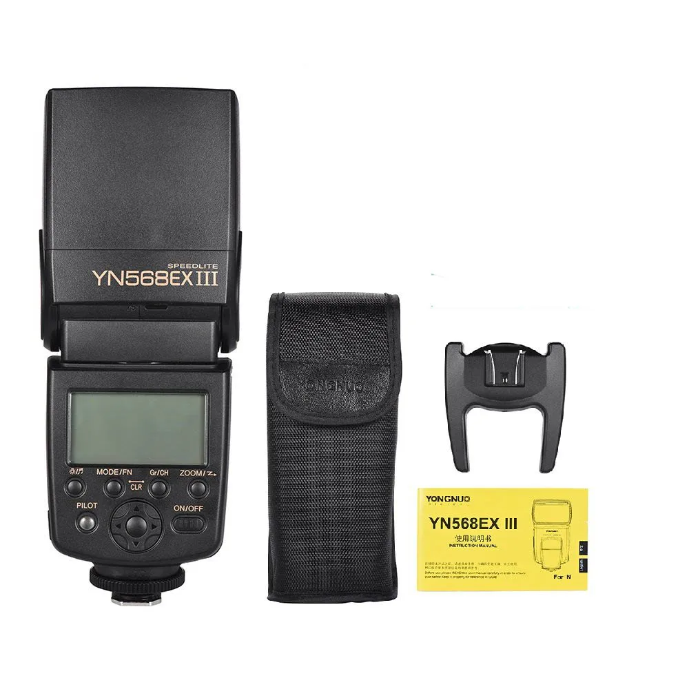 Вспышка YONGNUO YN568EX III Speedlite HSS TTL для камеры Nikon D850 D810 D750 D7500 D7200 D5600 D5300 D3400 D3500 D610 |