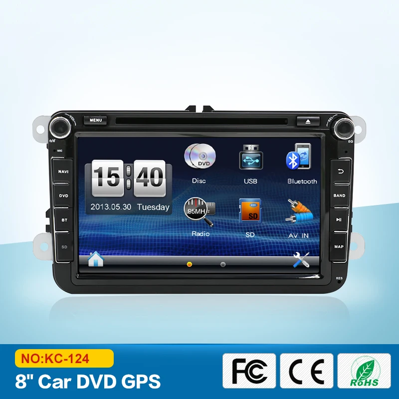 Bosion 2 din 8 '' автомобиль dvd GPS с сенсорным экраном рулевого колеса ipod стерео