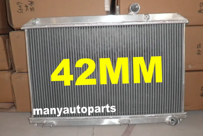 42 мм 2 ряда алюминиевый гоночный радиатор для Mazda RX8 SE17 1.3L ручная работа 2003-2012 MT 6 11 10