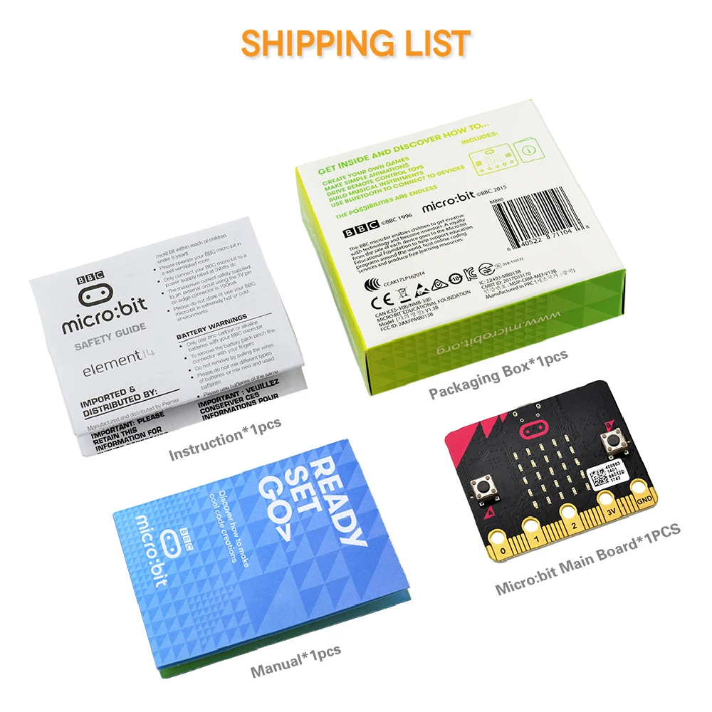 Micro:Bit Micro Board NRF51822 Bluetooth отличные инструменты для программирования детей полная