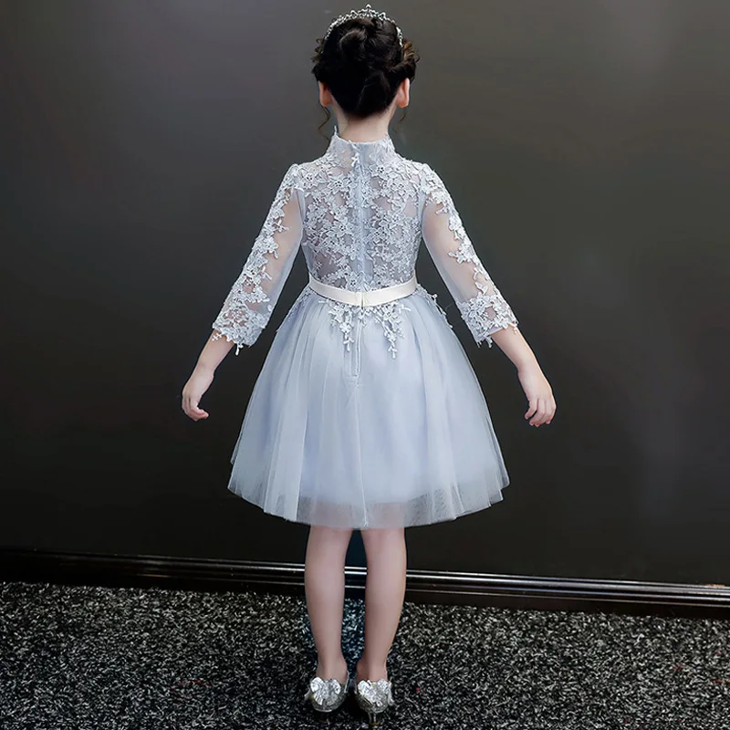 Розничная продажа красивое вечернее платье принцессы с аппликацией в виде