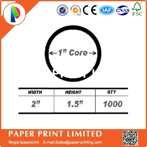 10 рулонов 2 &quotx 1 5&quot прямой тепловой Зебра/совместимые этикетки для Zebra 2844 ZP 450 500
