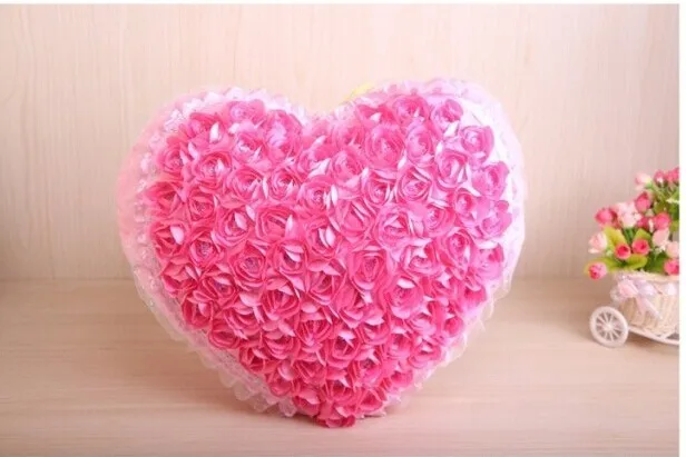 Творческий подушки в форме сердца розы сердце дизайн Cusion куклы Отличный подарок