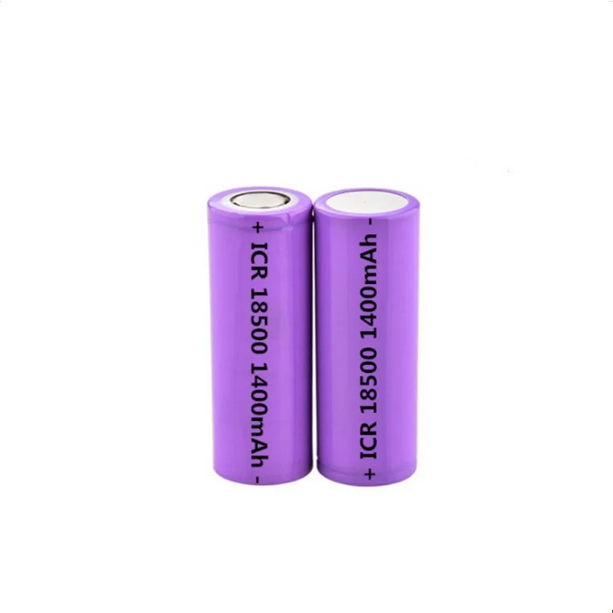 8 шт./лот 3 7 V 18500 1400mAh перезаряжаемая литиевая батарея сильный свет фонарик анти