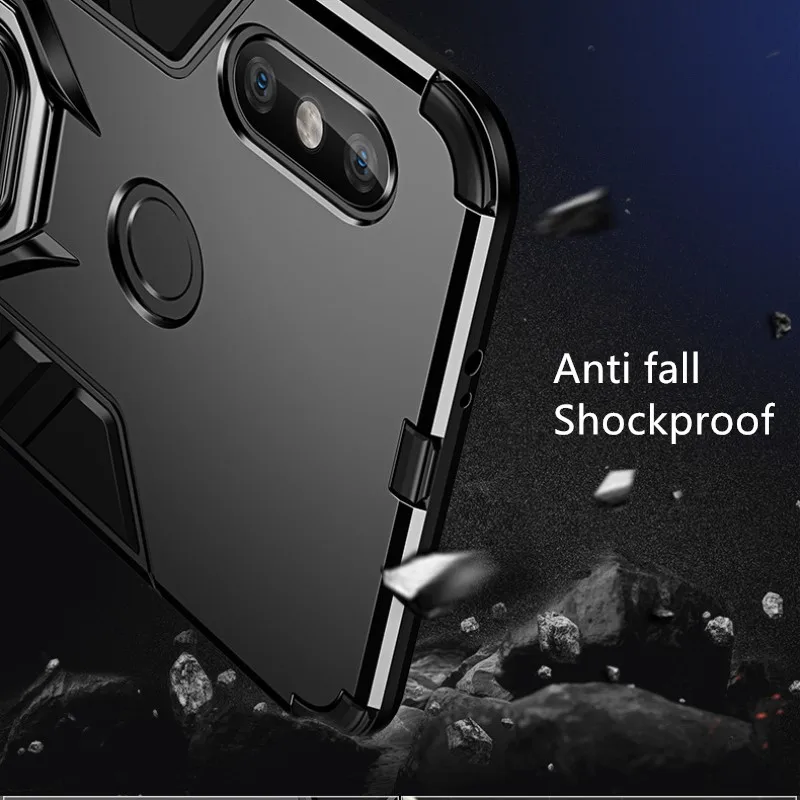 Для Xiaomi mi 8 8SE 8lite 6X 5X MAX2 MAX3 подставка с магнитным кольцом чехол x2 x2s POCOF1 Мягкий ТПУ