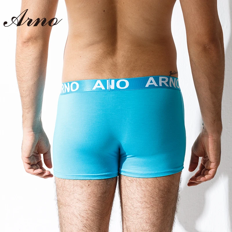 ARNO Мужское нижнее белье модные сексуальные трусы 7 видов цветов Боксеры MTU50906 1|mens