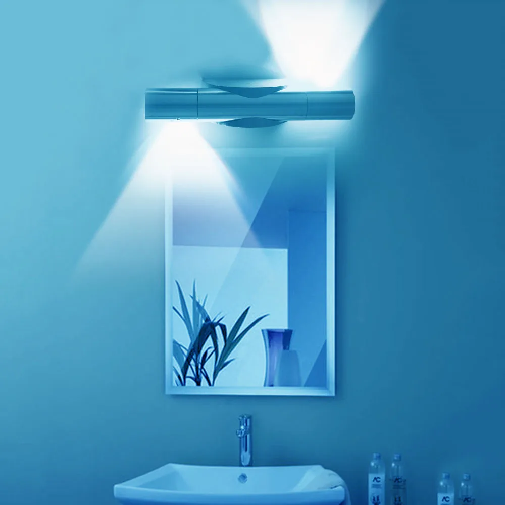 

Зеркало переднее освещение настенные светильники бра вращающийся LED SMD 2 Вт лампочка для бра 2 порта домашний КТВ Бар стиральная гостиная Быс...