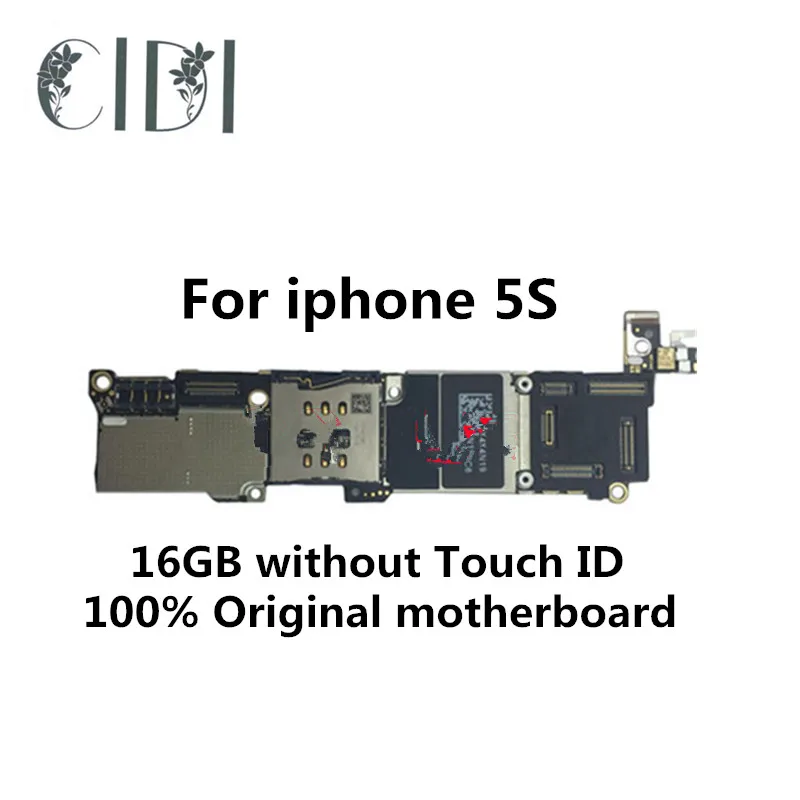 Оригинальная разблокированная системная плата CIDI 100% для iphone без Touch ID 16 ГБ с