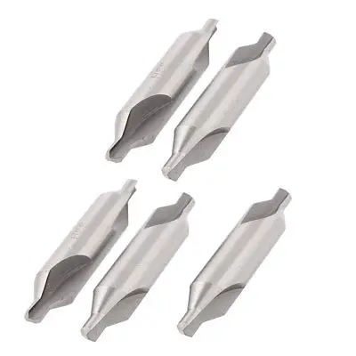 

5Pcs 5mm 60 Degree Double End HSS Center Drill Countersink Bit Lathe Mill Tool