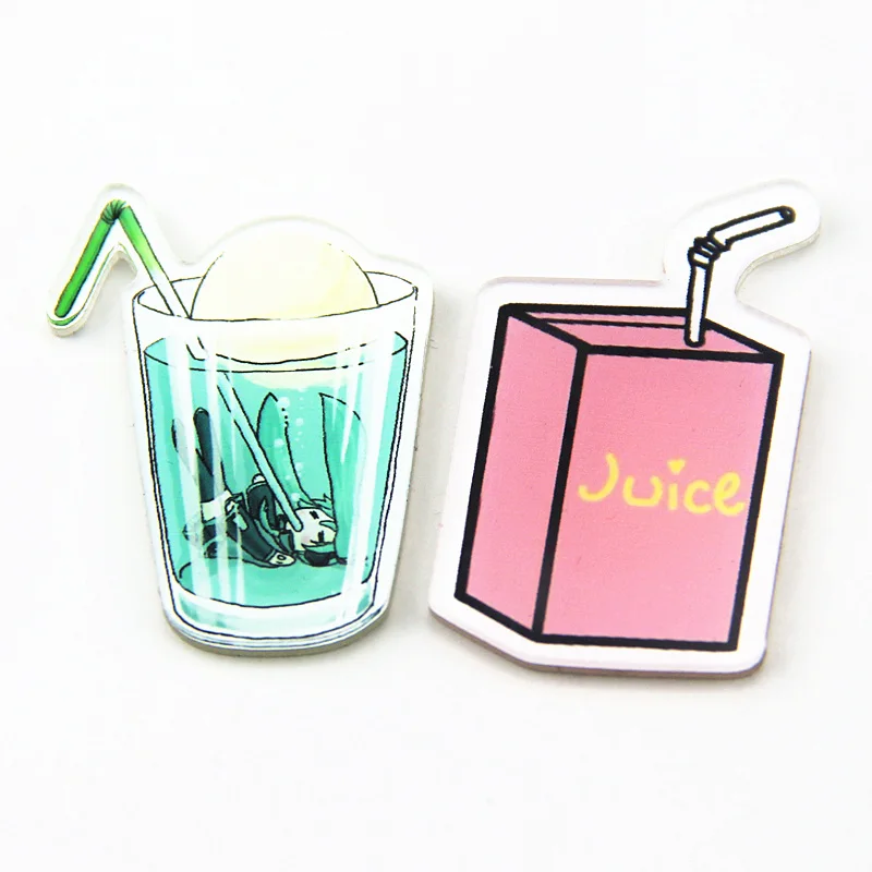 1 шт. Новое поступление значки с героями мультфильмов Творческий Морс акриловые