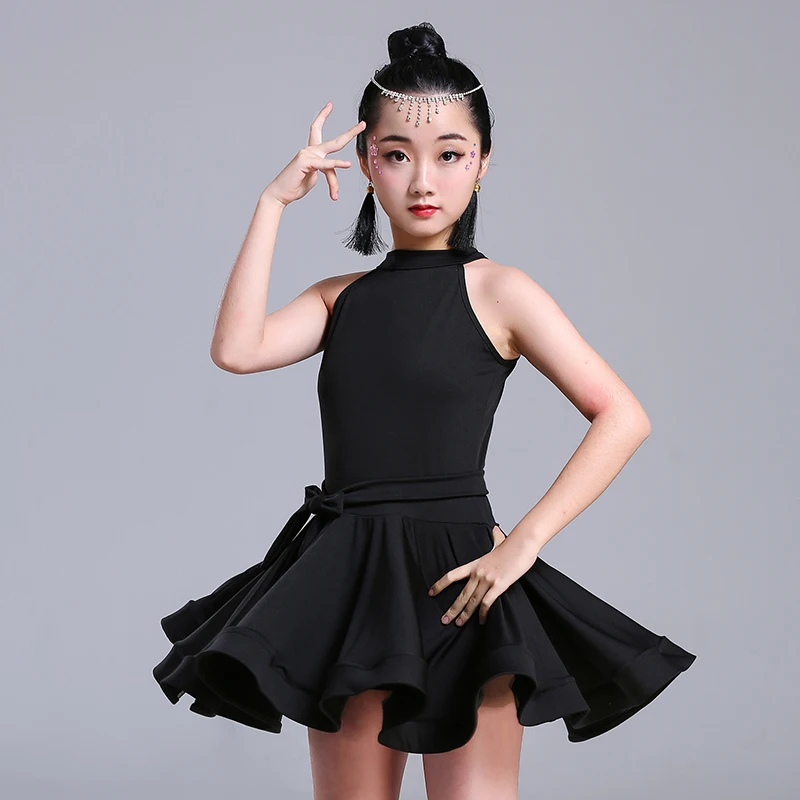 Детское платье для латиноамериканских танцев бальные костюмы девочек