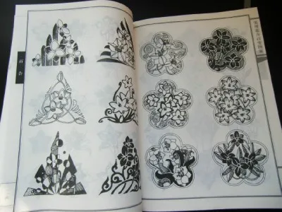 459 страниц книга для татуировок с цветочным узором китайские традиционные