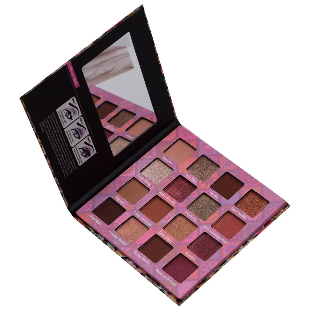 Мерцающие Металлические тени для век пюре палитра блестящие порошок пигментная