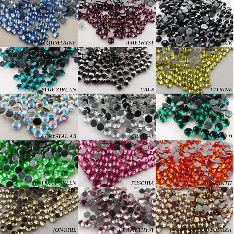 Высокое качество! Стразы DMC горячей фиксации мы цвет ss10 (2 7 2 9 мм) 1440 шт./лот плоская