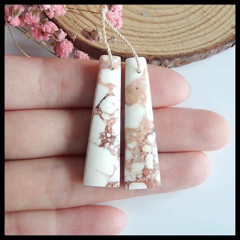 Подарок на день рождения полудрагоценные камни пара натуральных модных женских