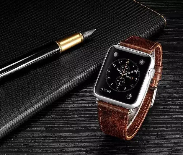 Мужские наручные часы Bnad из натуральной кожи классический ремешок с пряжкой для