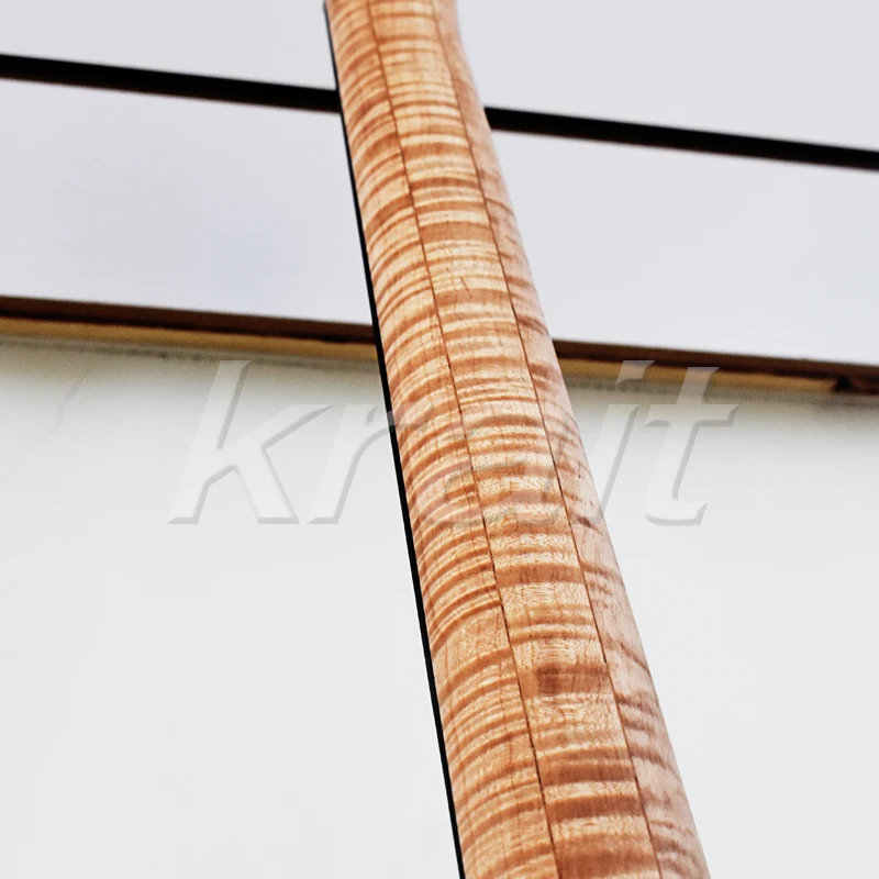 Безголовая гитара ebony fanned fret электрическая гитара ash body Camphor Burl Топ вверх вниз тремоло