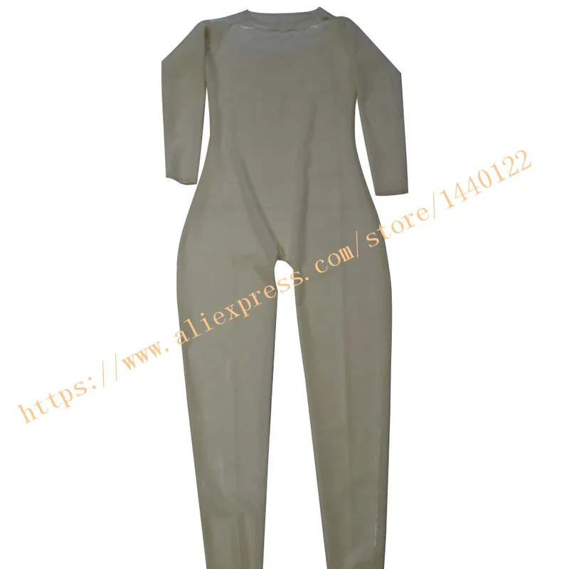 Женский костюм-кошка из 100% натурального латекса цвет металлик/зеленый