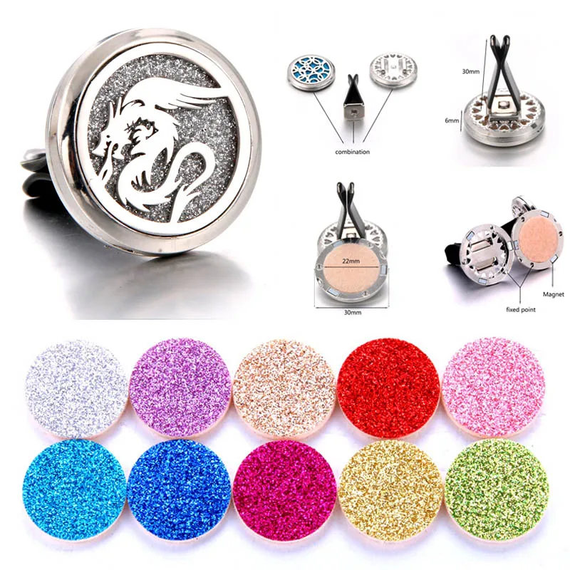 Съемный автомобильный арома диффузорный освежитель с изображением дракона из