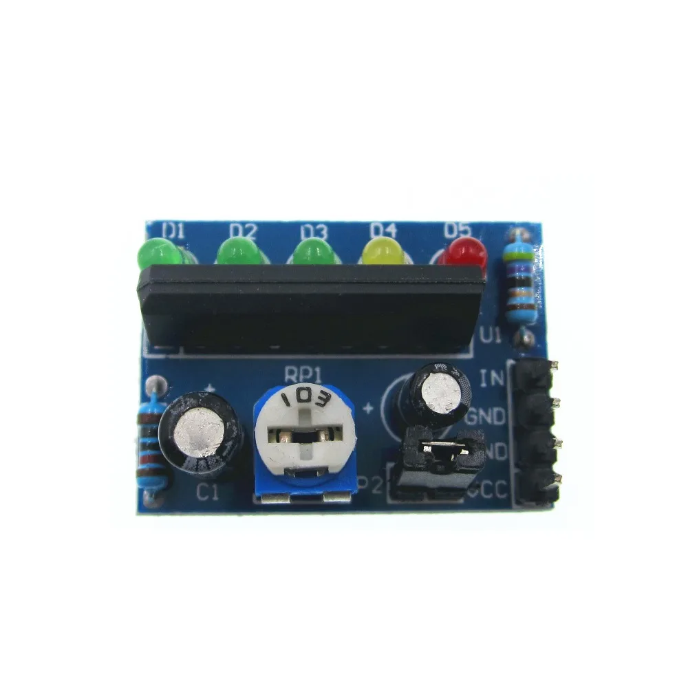 Индикатор уровня звука мощности модуль индикации KA2284 3 5 V-12 V контроллер AC DC Pcb