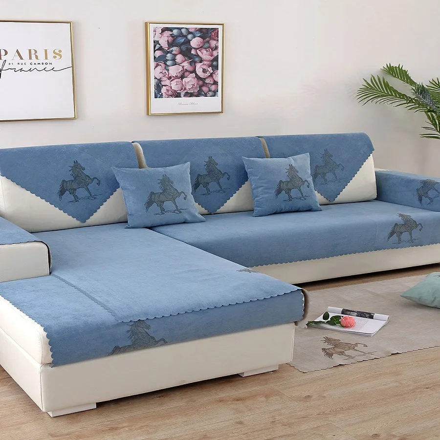 Современный нескользящий чехол водонепроницаемая подушка для дивана пеленка