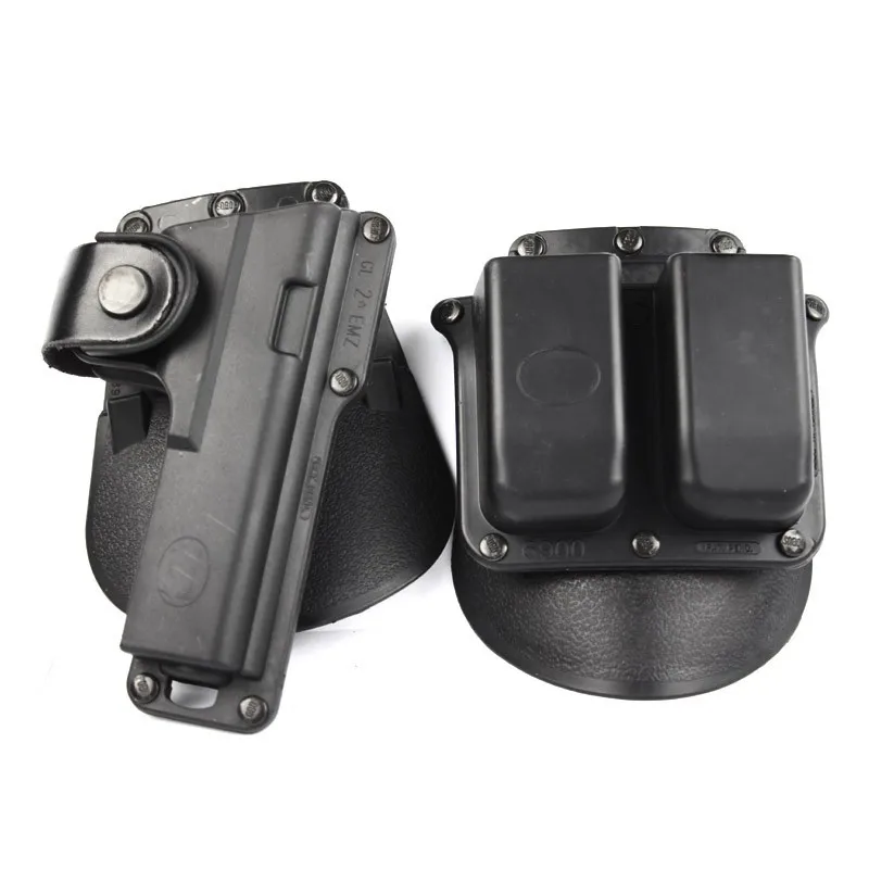Тактический Пистолет Кобура GL2-EMZ BRV WP99 RU101 для Glock двойной журнал наручники кобура