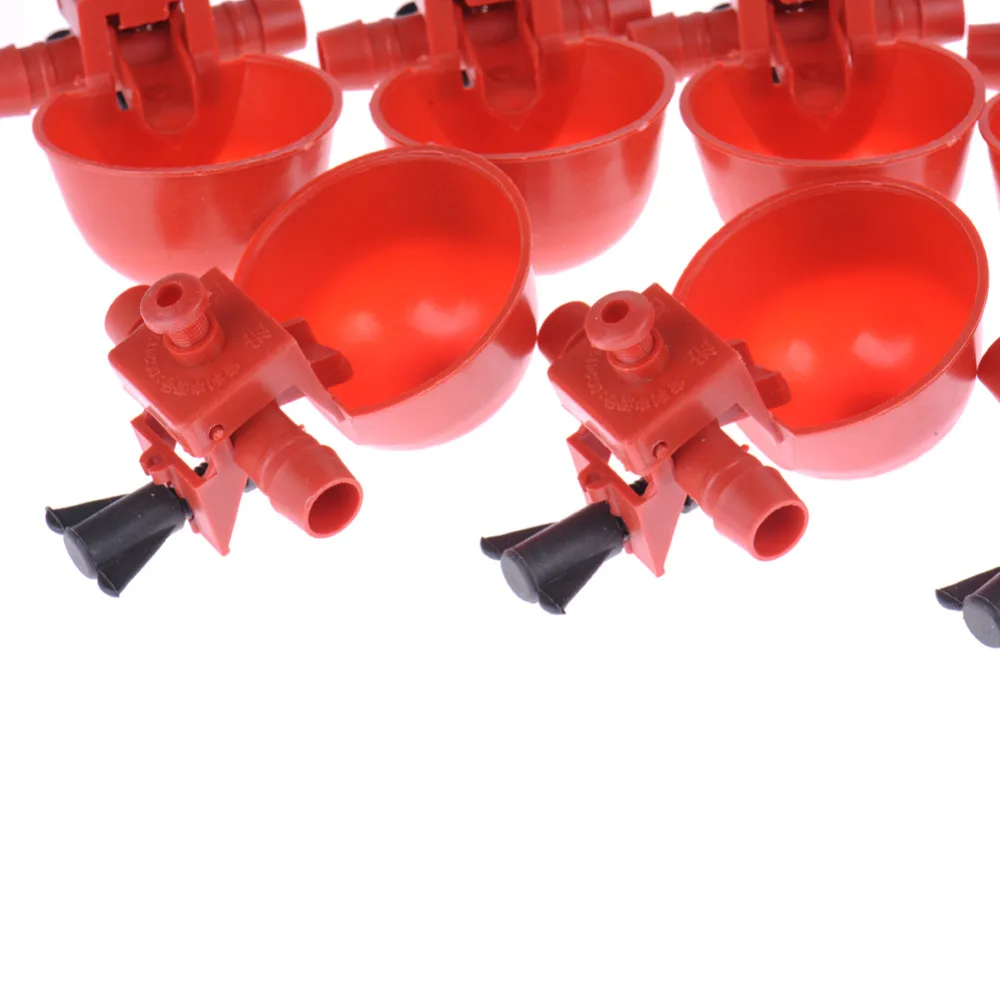 10 шт. автоматические поилки для птиц|bird coop|poultry water drinking cupspoultry |