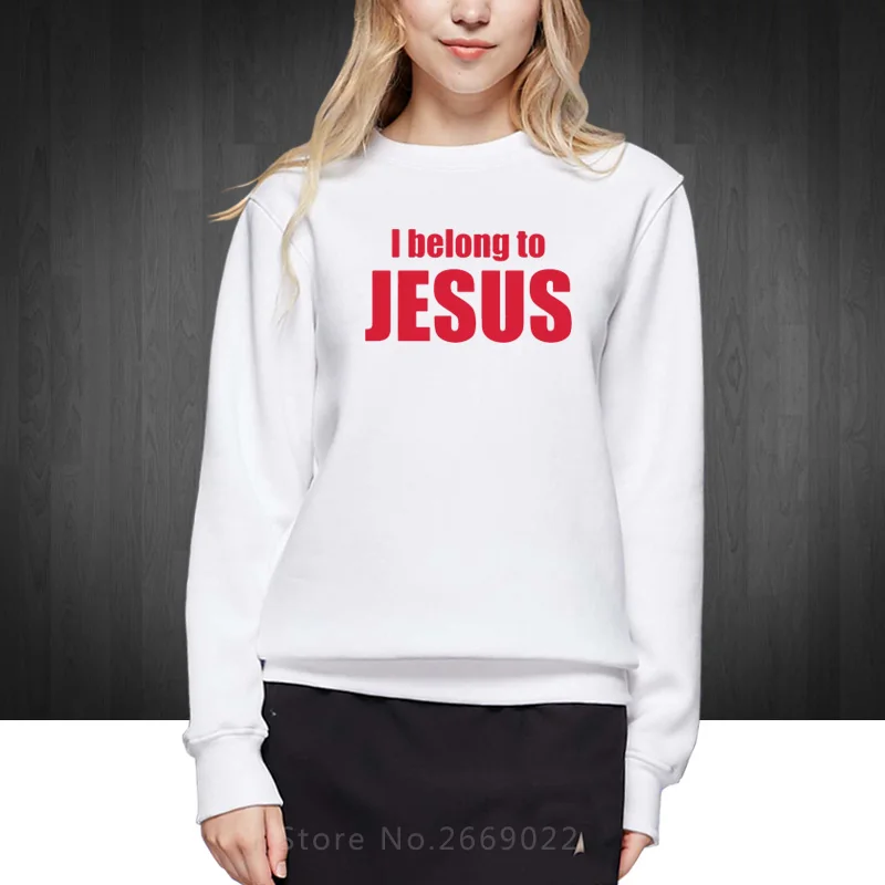 Новые модные толстовки для женщин хлопковый пуловер с принтом я принадлежу к