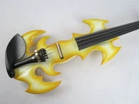 song brand crazy 1 yellow color solid wood electric violin 44