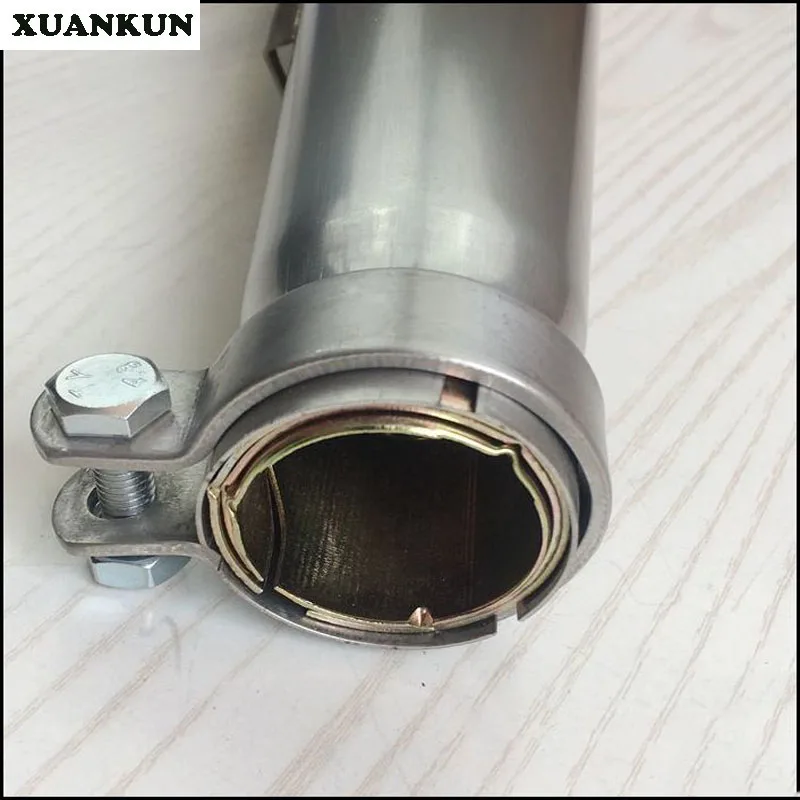 Xuankun Кафе Racer GN Ретро мотоциклетный модифицированный глушитель из нержавеющей