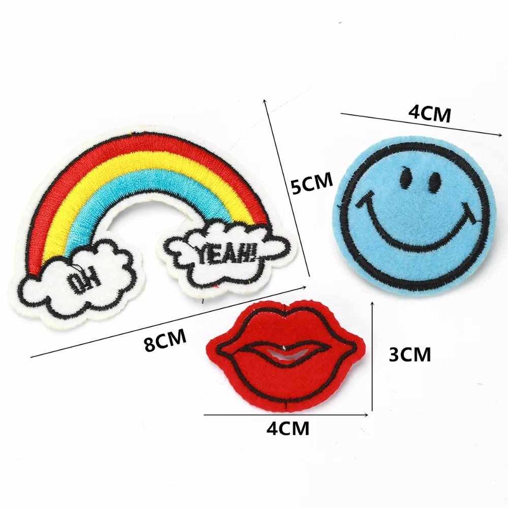 Панк сексуальные Броши круг губы Радужные облака для женщин мужчин вид база