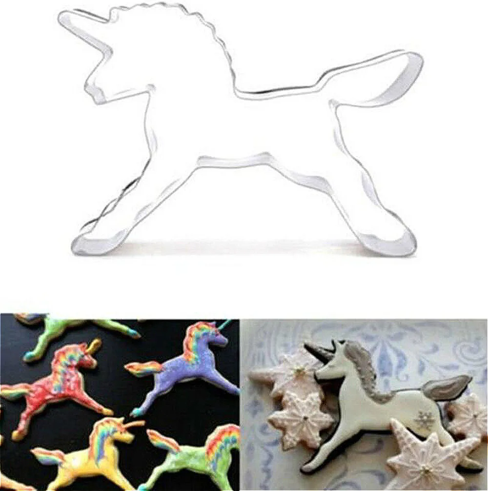 5 шт. Единорог из нержавеющей стали пони мультфильм печенье женское производство