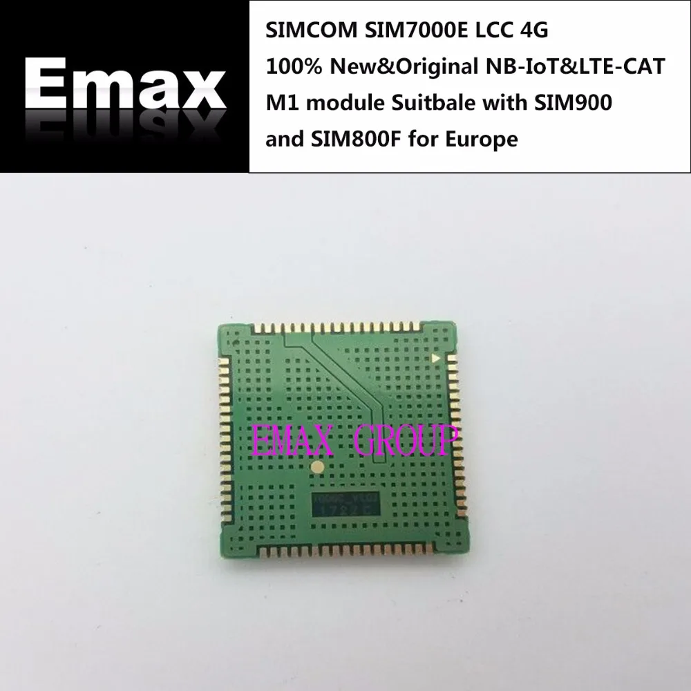 5 шт. SIMCOM SIM7000E B3/B8/B20/B28 LCC 4G NBIoT &amp LTE-CAT M1 модуль размер Рекомендуемый возраст С SIM900 и