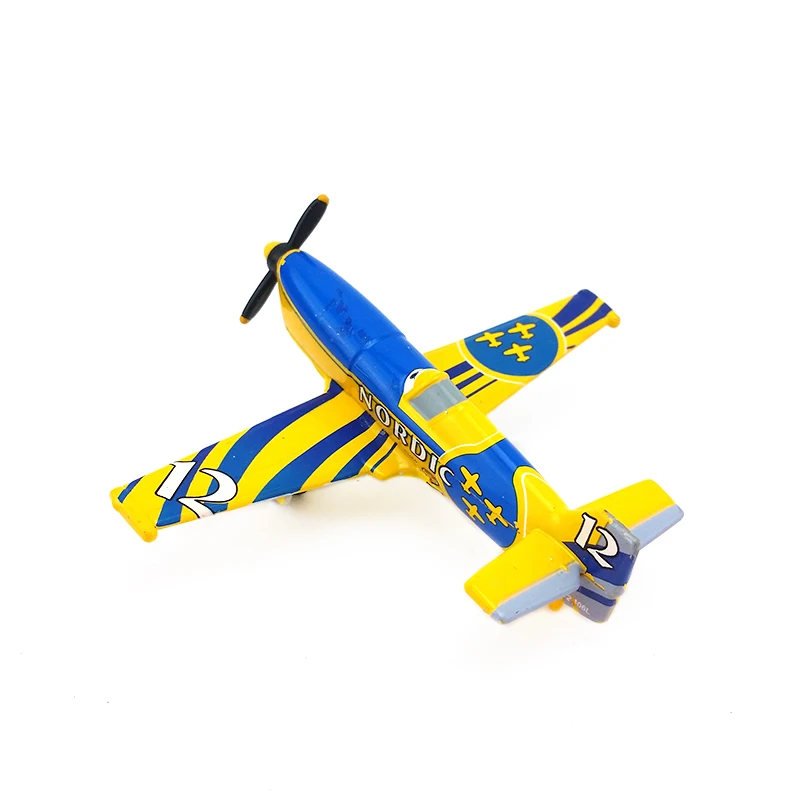 Disney Pixar Planes No.12 Nordic 1:55 металлические Литые Обучающие игрушки модели самолетов для