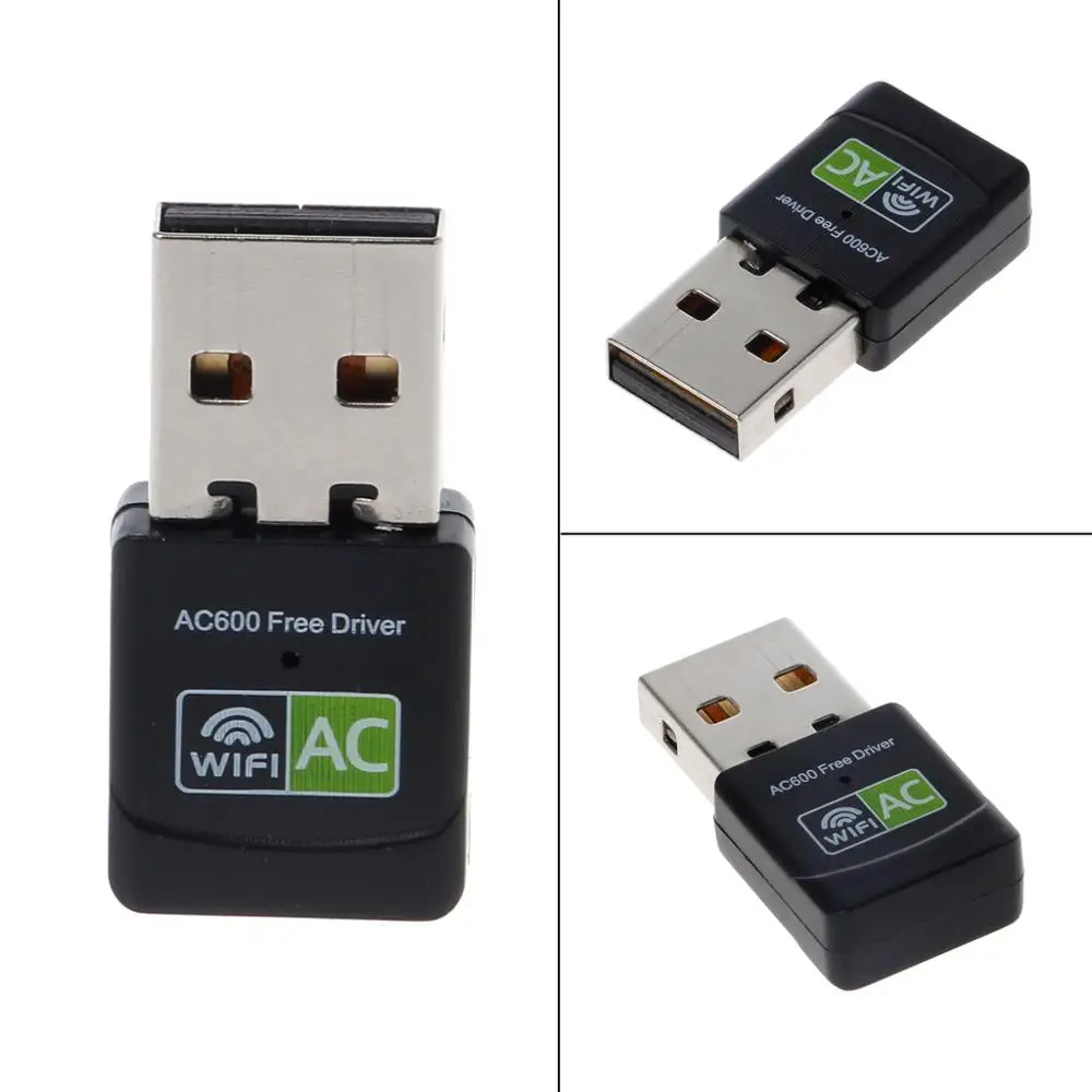 

Free Driver Wireless 600Mbps USB WiFi Adapter Network Card Dual Band 5GHz /2.4GHz RTL8811 WiFi LAN Adapter 802.11ac Wireless Rec