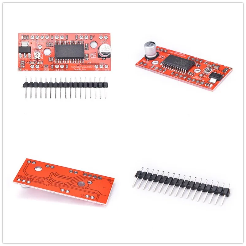 Модуль драйвера шагового двигателя JETTING A3967 EasyDriver Shield V44 для Arduino запчасти