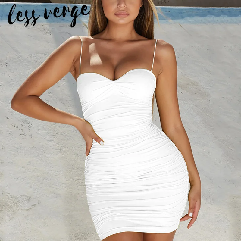 Lessverge Ruched ФЛУОРЕСЦЕНТНОЕ Зеленое Вечернее Платье женское Короткое сексуальное