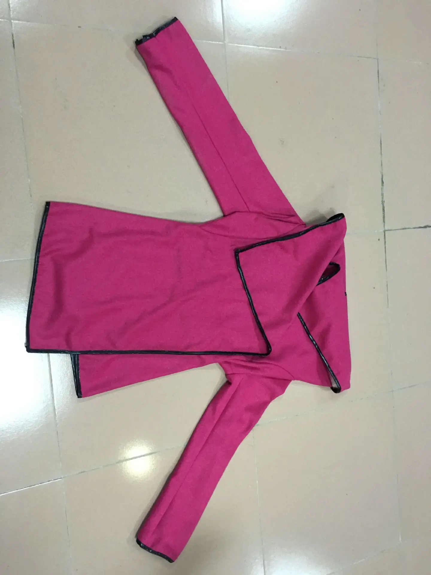 Женский шерстяной тренчкот Асимметричное пальто из шерсти ветровка для женщин