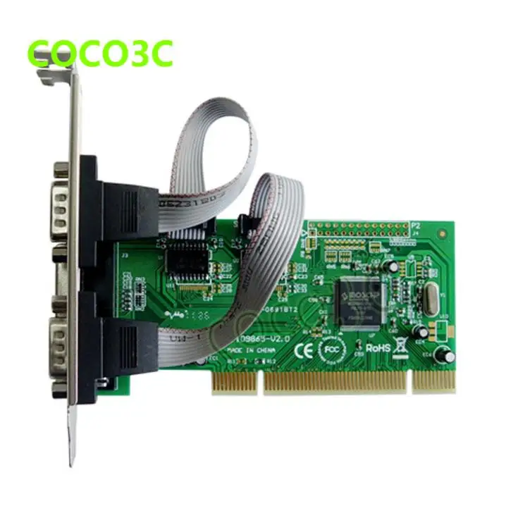 Комбинированная плата контроллера 2S1P IEEE 1284 PCI для RS-232 com + адаптер порта принтера
