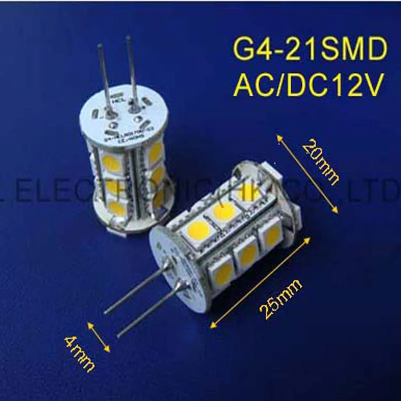 Высокое качество AC/DC12V G4 Светодиодные хрустальные лампы GU4 12 В переменного тока