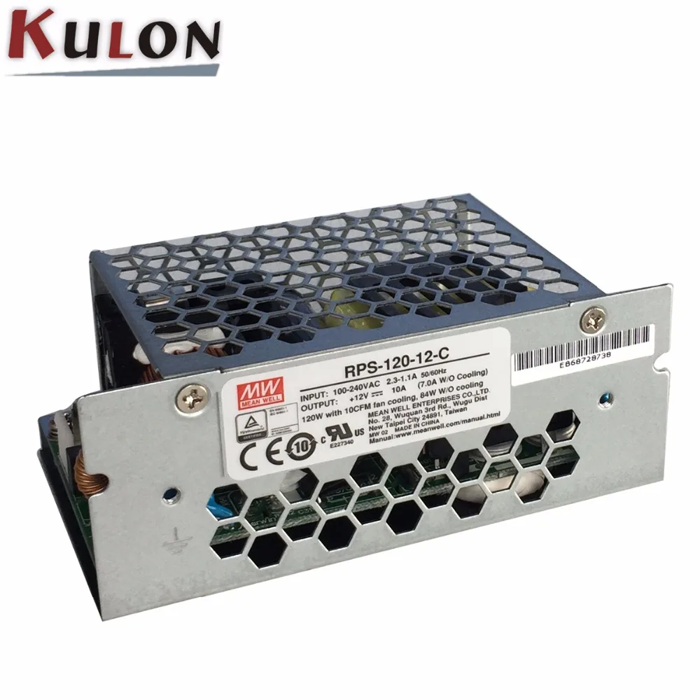 Meanwell RPS-120 Источник питания переменного/постоянного тока зеленого закрытого типа